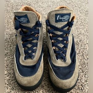 VTG Vasque Skywalk Hiking Boots 7534 Gore-Tex Sz 7.5 M, Tan Suede  Italy Skywalk